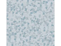 Sanders & Sanders Tapete Mosaik-Fliesen Blau 53 cm x 10 m