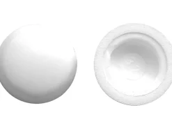 Sarei Fensterbankkappen PVC Ø 11,5 mm Weiß 12 Stück