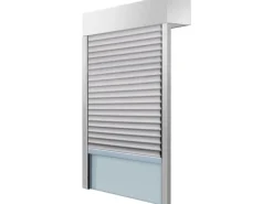 Schellenberg Aufsatzrolladen-Set für Fenster 80 cm x 100 cm Weiß/Grau