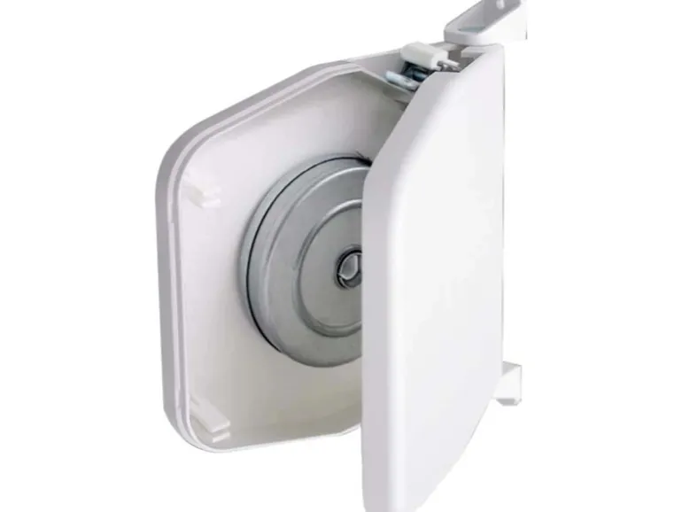 Schellenberg Aufschraubwickler Mini mit Rollladengurt schwenkbar Braun