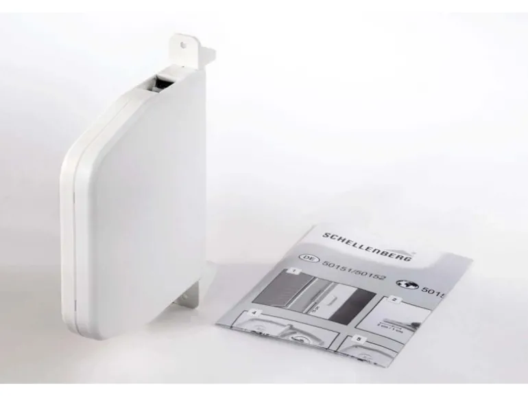 Schellenberg Aufschraubwickler Mini mit Rollladengurt schwenkbar Braun