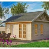 Skan Holz-Gartenhaus Toronto 1 mit Dachschalung B x T 420 cm x 420 cm