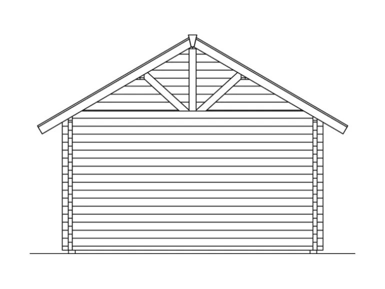Skan Holz-Gartenhaus Toronto 1 mit Dachschalung B x T 420 cm x 420 cm