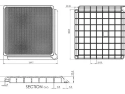 Skaza Terrassenplatten Balkon Schwarz