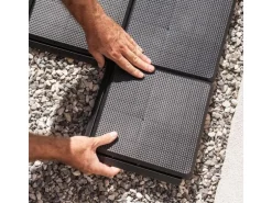 Skaza Terrassenplatten Balkon Schwarz