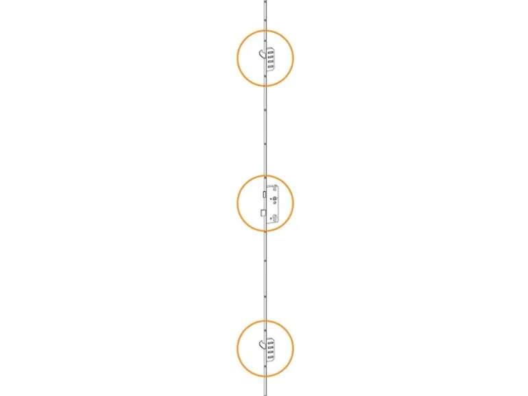Stahl-Nebeneingangstür NS1 Anthrazit Nach Innen Öffnend 88 x 198 cm Anschlag R