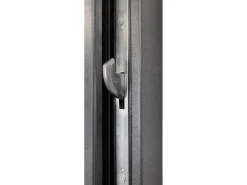 Stahl-Nebeneingangstür NS1 Anthrazit Nach Innen Öffnend 88 x 198 cm Anschlag R