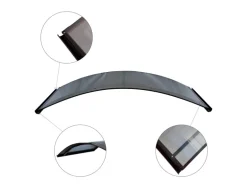 STARKEDACH RODEO Aluminiumrahmen Vordach R-150 RAL 8017 Gewölbt Mit Polycarbonatbeschichtung