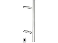 Stoßgriff-Set für Kunststofftüren Stange 1200 mm