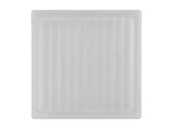 Thermo Block Gekreuzt Ug 1,2 2-seitig satiniert 19 cm x 19 cm x 12 cm