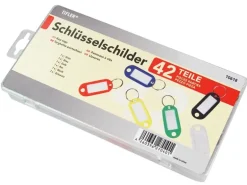 Tifler Schlüsselschilder 42 Stück In Sortimentsbox