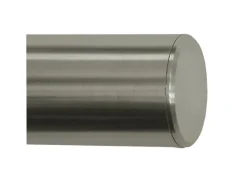 Treba Flache Endkappe E48 V2A Edelstahl