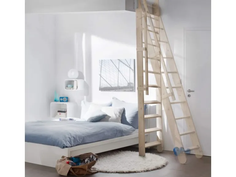 Treppen Intercon Raumspartreppe Easy Step Massivholz Buche Einseitiges Geländer