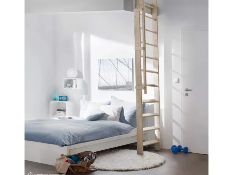 Treppen Intercon Raumspartreppe Easy Step Massivholz Buche Einseitiges Geländer