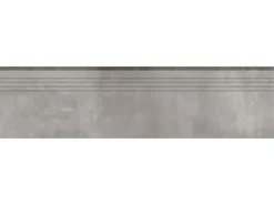 Trittstufe Denver Feinsteinzeug Glasiert Matt Grey 30 cm x 120 cm