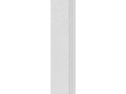Trittstufe Pebblestone Feinsteinzeug Glasiert Weiß Matt 30 cm x 120 cm