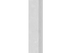 Trittstufe Riverstone Feinsteinzeug Glasiert Weiß Matt 30 cm x 120 cm