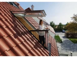 Velux Dachfenster GDL Cabrio Weiß lackiert Alu 252 cm x 114 cm
