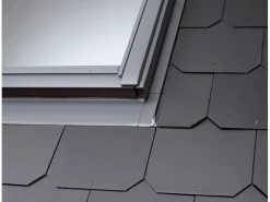 Velux Eindeckrahmen EDS Schiefer Stehfalz 160 cm x 78 cm Anthrazit