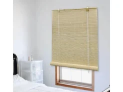 vidaXL Bambusrollo 140x220 cm Natur