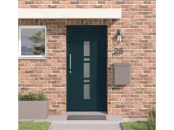 vidaXL Haustür Anthrazit PVC 3385817