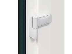 vidaXL Haustür Anthrazit PVC 3385815