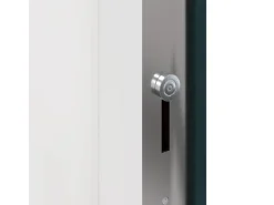 vidaXL Haustür Anthrazit PVC 3385815