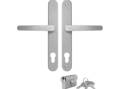 vidaXL Haustür Anthrazit PVC 3385815