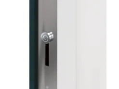 vidaXL Haustür Anthrazit PVC 3385781