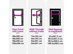 vidaXL Haustür Anthrazit PVC 3385781