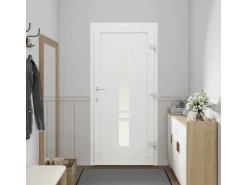 vidaXL Haustür Anthrazit PVC 3385781