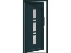 vidaXL Haustür Anthrazit PVC 3385781