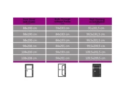 vidaXL Haustür Weiß 98x200 cm 279177