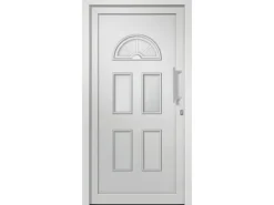 vidaXL Haustür Weiß 110x210 cm 279258