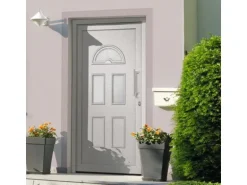 vidaXL Haustür Weiß 110x210 cm 279258