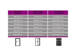 vidaXL Haustür Weiß 88x200 cm 279223
