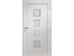 vidaXL Haustür Weiß 88x200 cm 279223