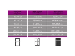 vidaXL Haustür Weiß 98x190 cm 279176