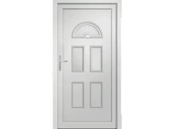vidaXL Haustür Weiß 98x198 cm PVC 3187910