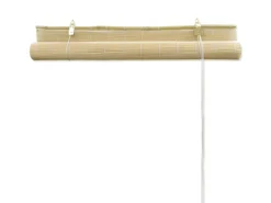 vidaXL Naturfarbenes Bambusrollo 120 x 220 cm