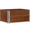 vidaXL Pflanzkisten Braun 80x60 cm Massivholz Kiefer 2098492