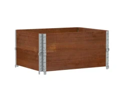 vidaXL Pflanzkisten Braun 80x60 cm Massivholz Kiefer 2098492