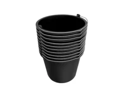 ViD 10 Stück Betoneimer 5 Liter Ø24 x 19 cm