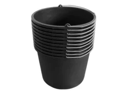 ViD 10 Stück Betoneimer 12 Liter Ø30 x 23 cm