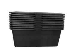 ViD 10 Stück Betonkübel 80 Liter 78x49x29 cm