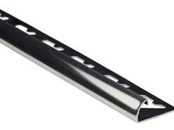 Viertelkreis-Abschlussprofil Edelstahl poliert 10 mm x 2,5 m