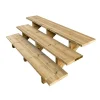Vinuovo Gartentreppe Holz 3 Stufen 160cm ohne Setzstufen