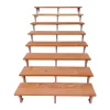 Vinuovo Gartentreppe Stahl Bali 8 Bankirai Hartholz Stufen 140cm