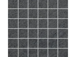Vitra Mosaikfliese Olympus Feinsteinzeug Anthrazit 30 cm x 30 cm