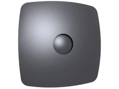 VLANO Badventilator ENSO 100 Dark mit Rückschlagventil Dunkelgrau-Metallic